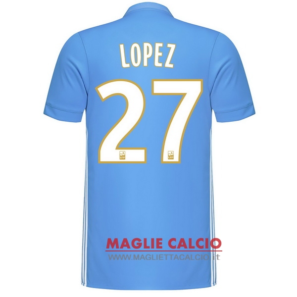 nuova maglietta marseille 2017-2018 lopez 27 seconda